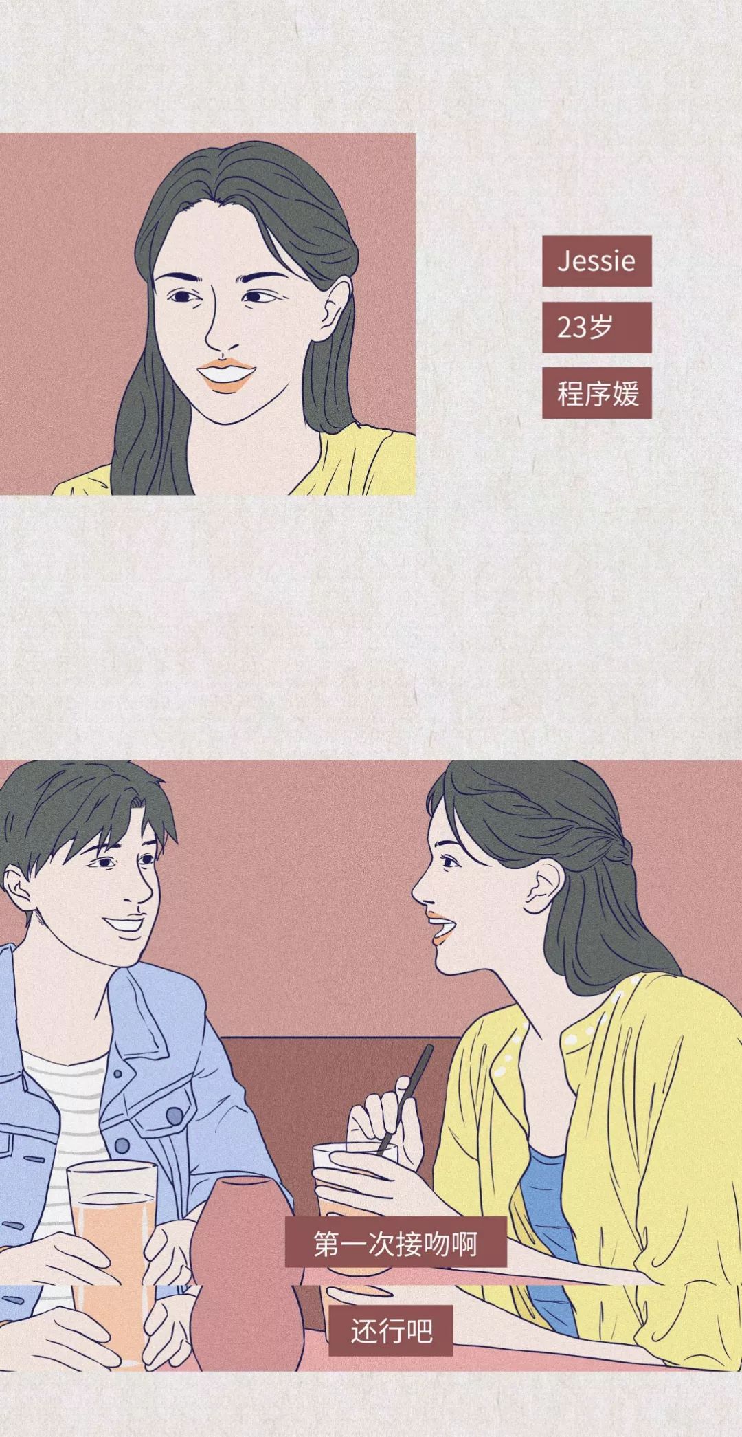 女生第一次接吻都在想什么？