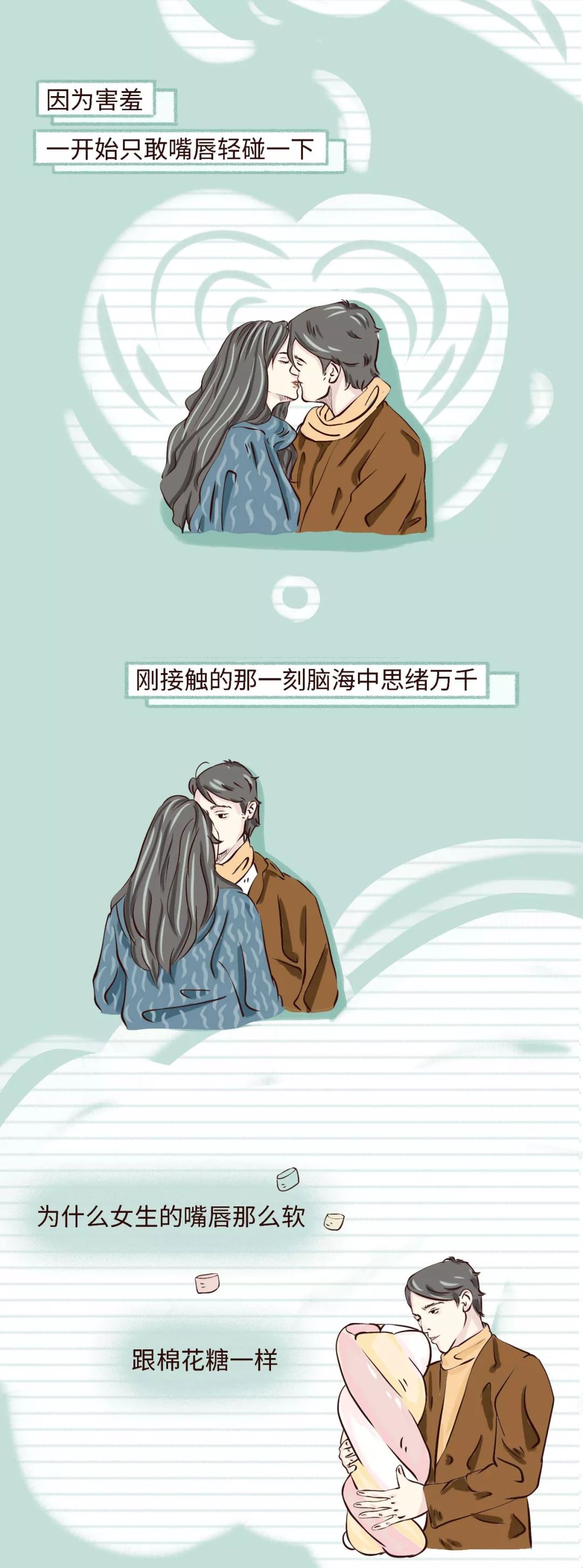男生第一次接吻都在想什么？