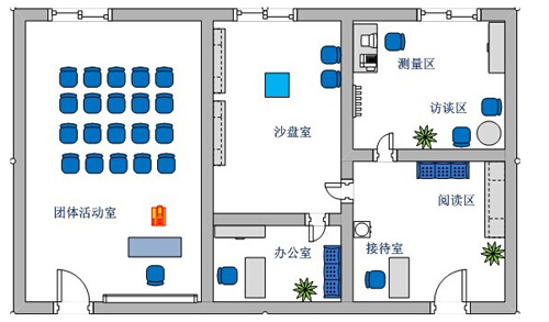 大學(xué)心理咨詢室房間布置標(biāo)準(zhǔn)與效果圖