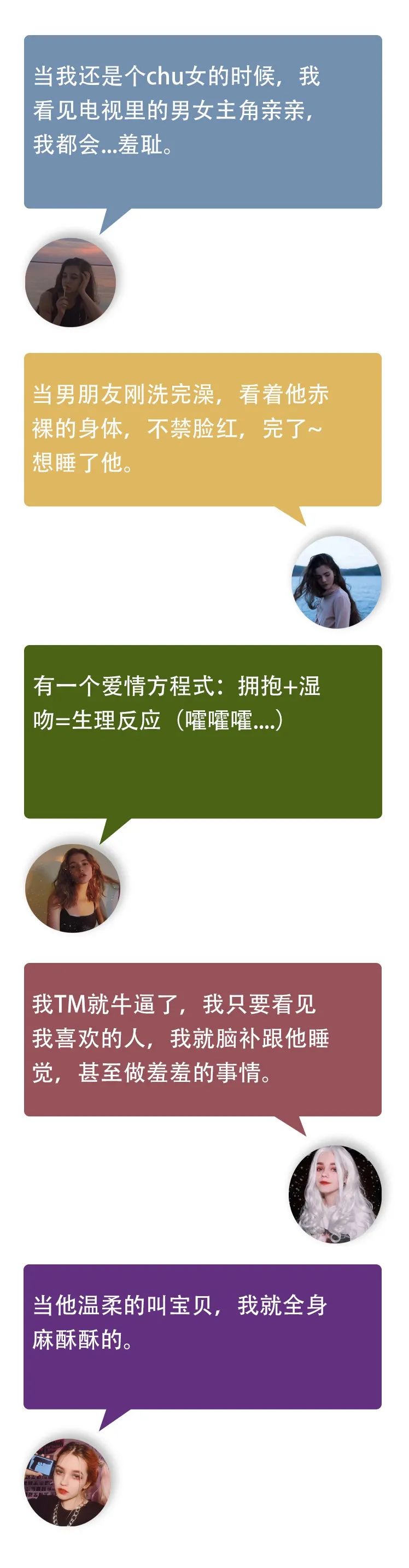 女生什么時候，會有生理反應？