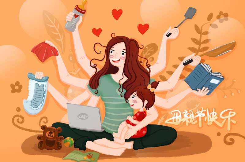 每個當媽的女人，都是強大的存在