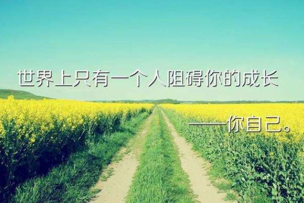 改變命運的最簡單的方式就是不抱怨