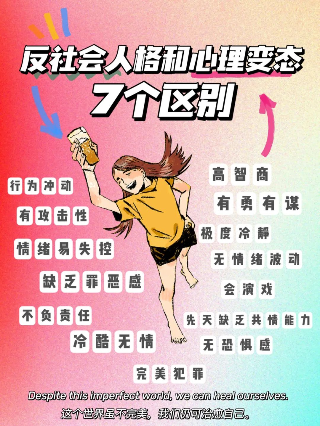 反社會人格和心理變態(tài)的7個區(qū)別